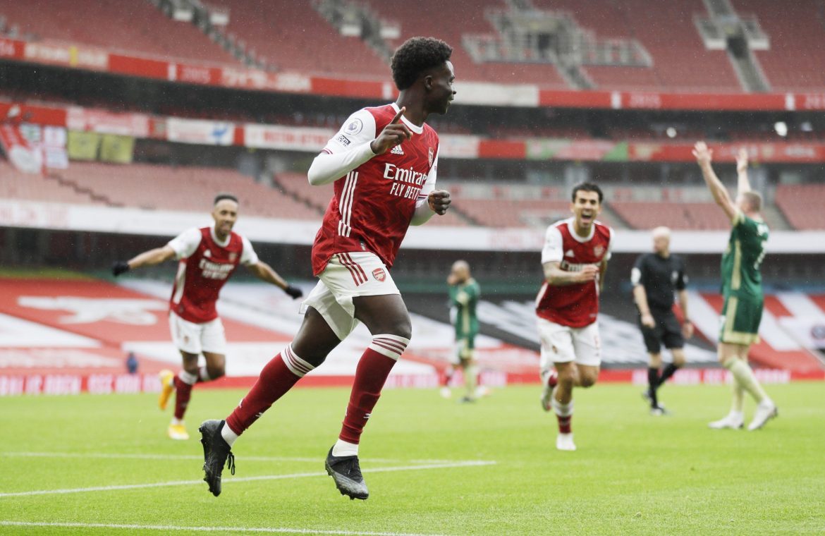 Arsenal confirm Saka injury before Liverpool